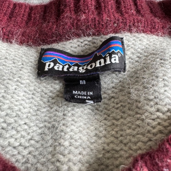 Patagonia Men's Merlow Recycled Wool Crewneck Sweater Feather Grey - Men's M - Picture 2 of 2